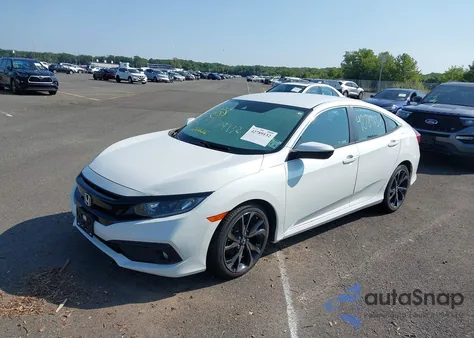 2021 Honda Civic Sport из США, поврежденный, VIN 2HGFC2F82MH541421